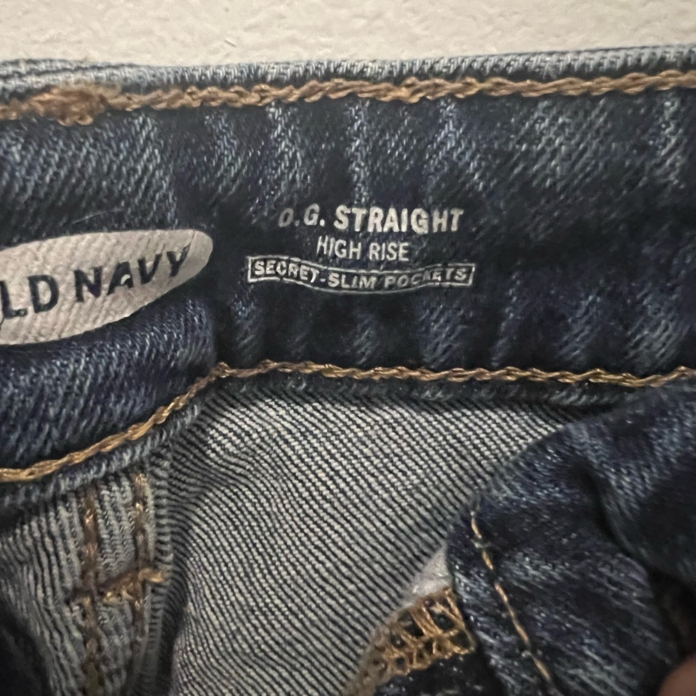 Old Navy OG straight high rise jeans size 0
